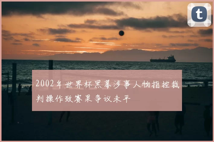 2002年世界杯黑幕涉事人物指控裁判操作致赛果争议未平