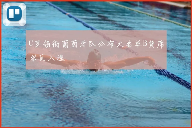 C罗领衔葡萄牙队公布大名单B费席尔瓦入选